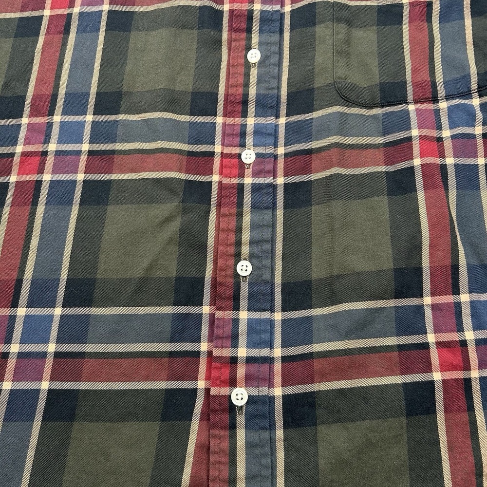 Ralph Lauren Blaire Shirt Mens XXL Green Blue Red Plaid Cotton Button Down - Picture 4 of 13